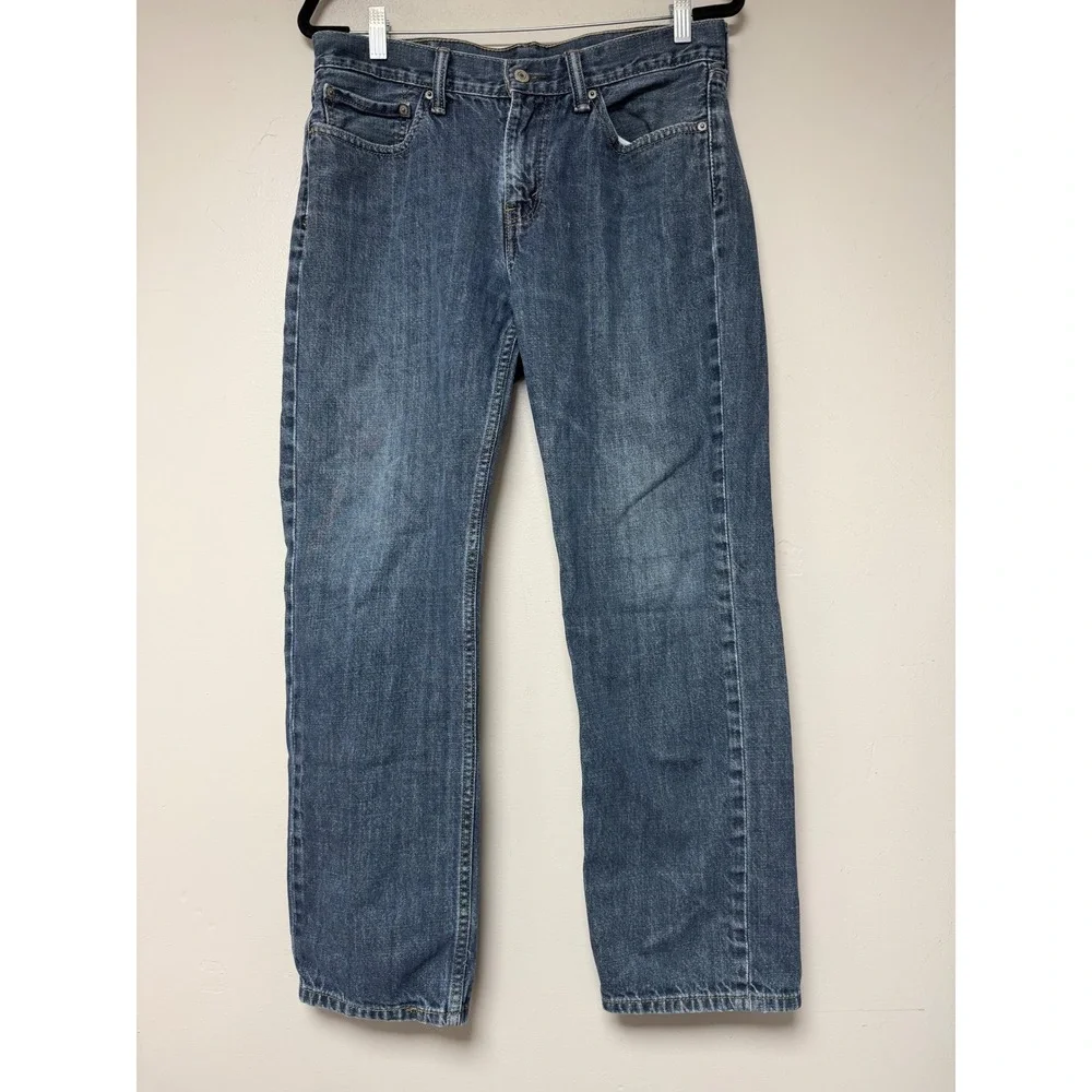 Levis 514 Straight Fit Denim Jeans Mens‎ Size W33x30 Medium Wash